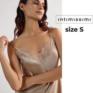 Intimissimi Cream Lace Silk Trim Camisole